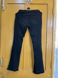 black wide leg pant