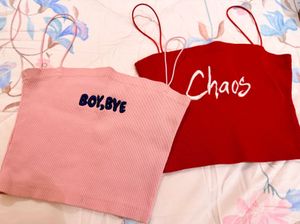Cute Graphic Crop Tops Bundle