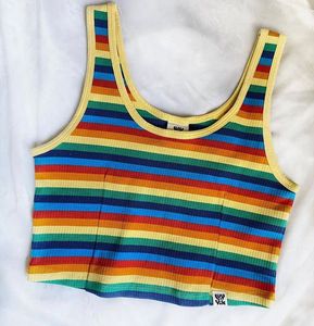 Rainbow Striped Tank Top