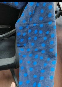 Blue Polka Dot Hoodie
