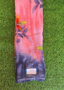 Floral Print Saree