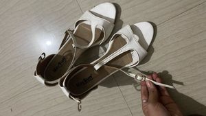 White MaySun Heels