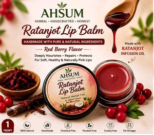 AHUM Ratanjot Lip Balm - Red Berry