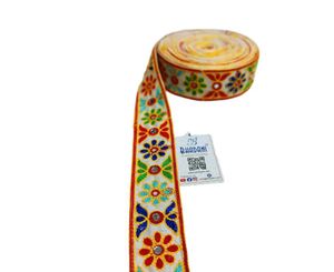 9 metre Mirror Work Fabric Trim