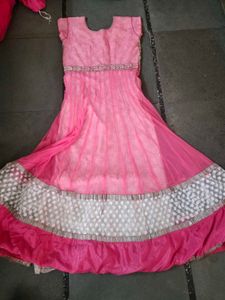 White Pink Gown