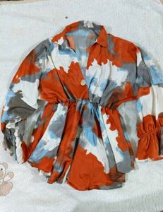 Bohemian Print short top