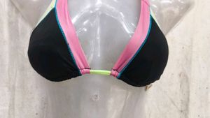 Stylish Colorblock Bikini Top