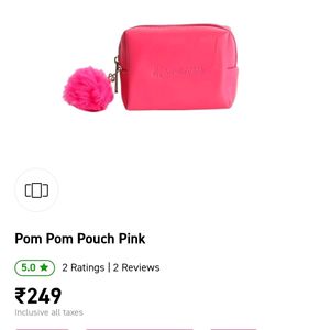 Myglamm Pom Pink pouch Combo