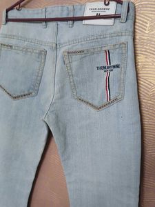 Light Wash Straight Leg Jeans