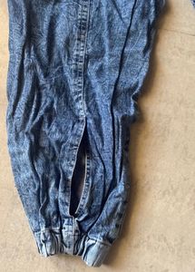 Stylish Acid Wash Baggy Jeans
