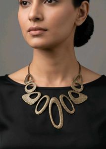 Unique Abstract Statement Necklace
