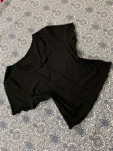 Black lose fitted top