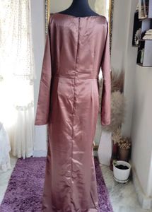 Elegant Mauve Maxi Dress