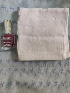 Lotus Ecocstay Nail Polish with handkerchief
