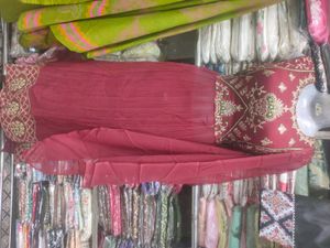 Purple Kurta Set with Embellishments