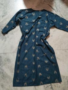 Blue Printed Kurti Set with Pants 💙