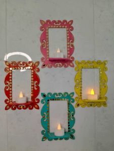 Set of 4 Decorative Tealight Holders