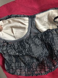 Black Lace Corset Top