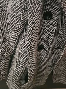 Imported Chic Herringbone Pattern Coat(Dubai purch
