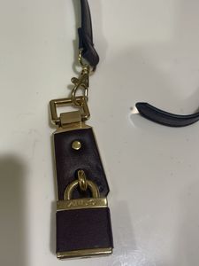 Designer Bag Strap with Lock Charm