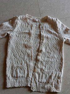 Cozy Knit Button-Up Cardigan kids