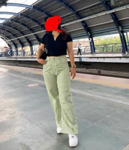 Groovy Checkerboard Wide Leg Pants