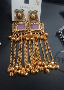 lavender earrings