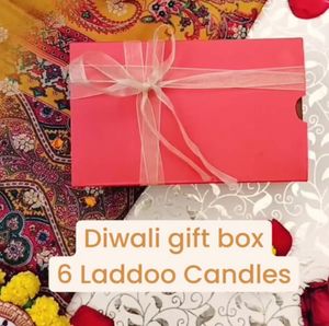 Diwali Laddu Candles Box - Set of 6 Laddoo