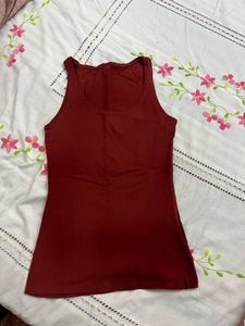 Deep Red Comfy Women's Tank Top
