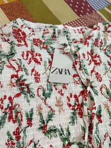 Festive Christmas Print Dress