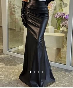 Faux Leather Mermaid Skirt