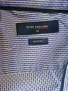 Men's Blue Striped Formal Shirt
