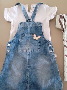 Combo Of Cord Set And Denim Dress With T Shirt