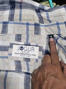 Men's Plaid Button-Down Shirt