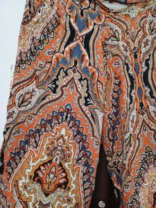 Boho Paisley Print Palazzo Pants