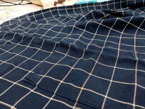 arrow branded Men's Navy Blue Checked Shirt
