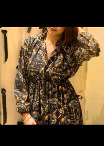 Bohemian Print Maxi Dress