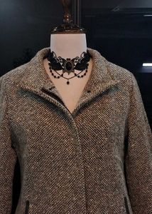 Crocodile Elegant Tweed Style Jacket