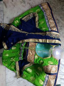 Green Lehenga Choli Set