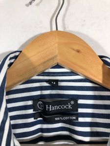 Navy Blue&amp;White Strips Casual Shirt (Women’s)