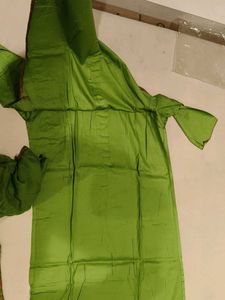 Beautiful Green Kurta Set with Embroidery