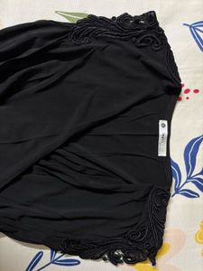 Chic Draped Wrap Top V neckline