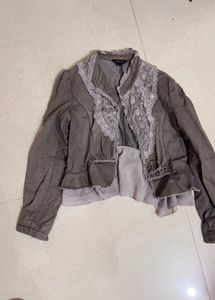 Lace Trimmed Jacket