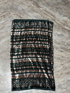 Pure Silk Brasso Dupatta | Designer Embroidered Du