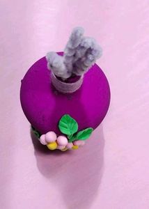 Handmade Purple Floral Vase