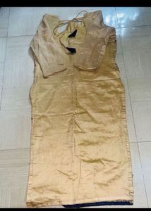 🚨SALE🚨Elegant Beige Kurta Set with Blue Trousers