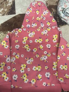 Floral Print Hoodie