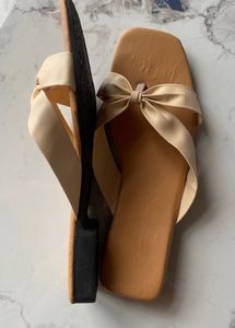 Cute Bow Flat Sandals
