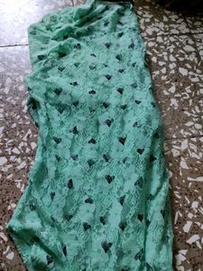 green colour net stylish top
