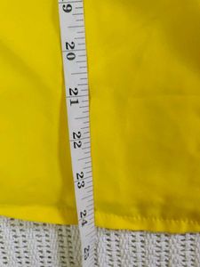 Bright Yellow Puff Sleeve Top